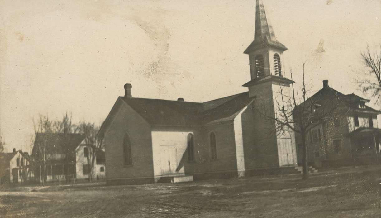 IA, Religious Structures, history of Iowa, church, Neessen, Ben, Iowa, Iowa History, chimney