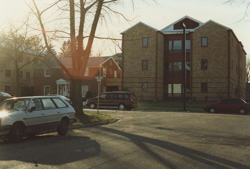 history of Iowa, Iowa History, university dorm, Motorized Vehicles, brick building, Waverly, IA, Iowa, Cities and Towns, dorm, house, Waverly Public Library, wartburg college