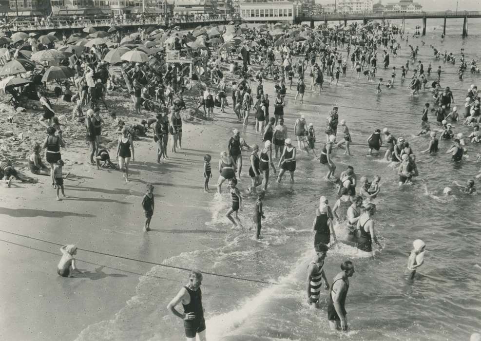 Travel, history of Iowa, Iowa History, Ocean Grove, NJ, ocean, beach, Iowa, bathing suit, McMurray, Doug, Children