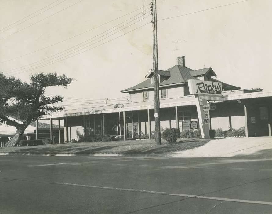 italian american, Campopiano Von Klimo, Melinda, restaurant, history of Iowa, Iowa History, steak house, Businesses and Factories, Iowa, Cities and Towns, sign, Food and Meals, Des Moines, IA