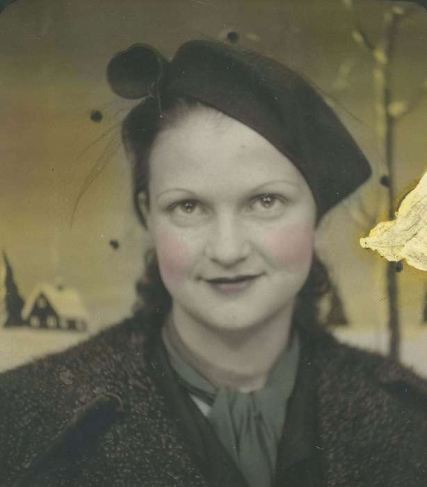 east high school, Campopiano Von Klimo, Melinda, history of Iowa, Portraits - Individual, Iowa History, Iowa, colorized, correct date needed, Des Moines, IA