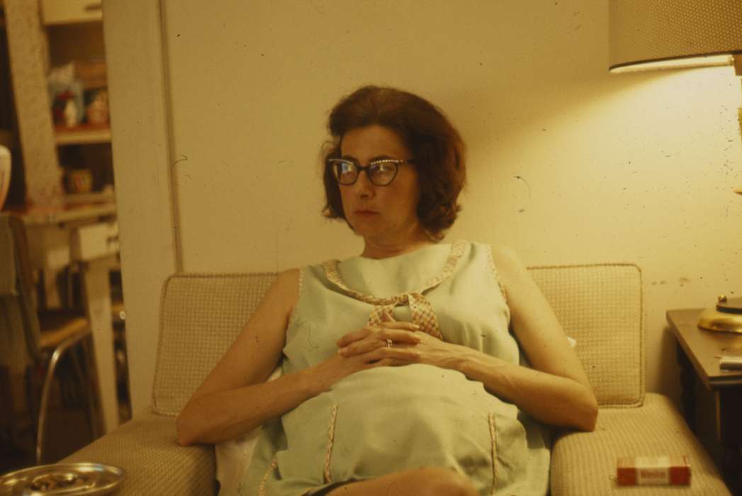 Travel, history of Iowa, Portraits - Individual, Iowa History, cigarettes, glasses, Washington, DC, Morrissey, Jeff, Iowa, pregnant, Homes, pregnancy