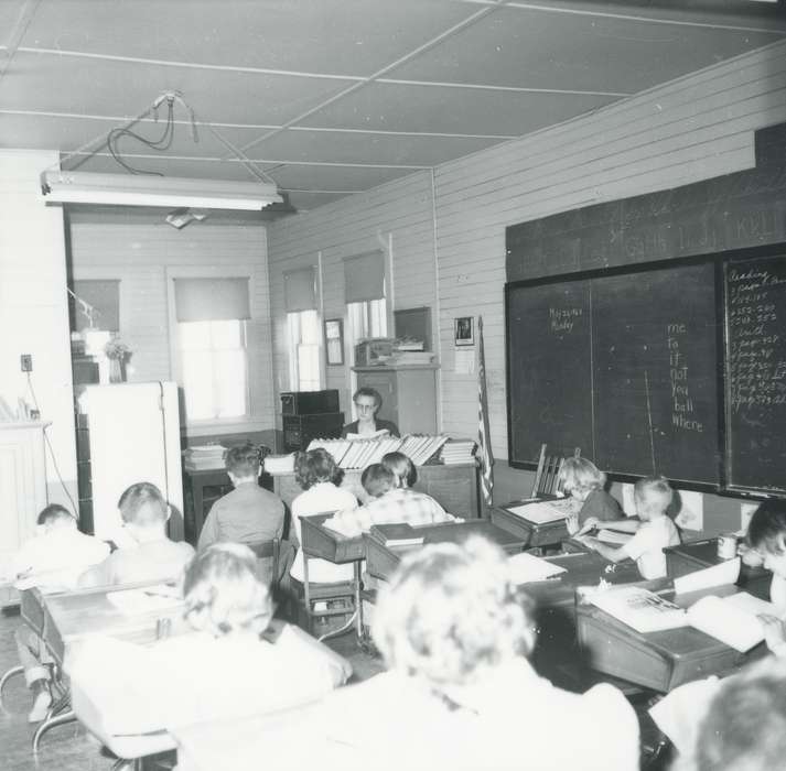 rural school, history of Iowa, Iowa History, children, teacher, one room schoolhouse, Iowa, Schools and Education, Waverly Public Library