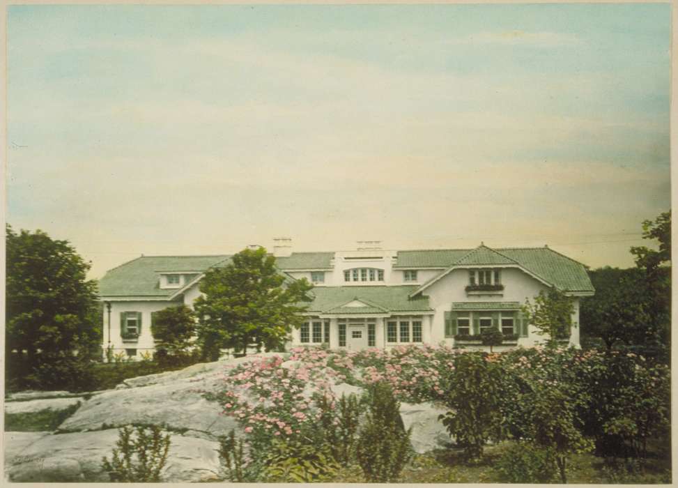 Groton, CT, flower, house, Archives & Special Collections, University of Connecticut Library, Iowa History, Iowa, history of Iowa