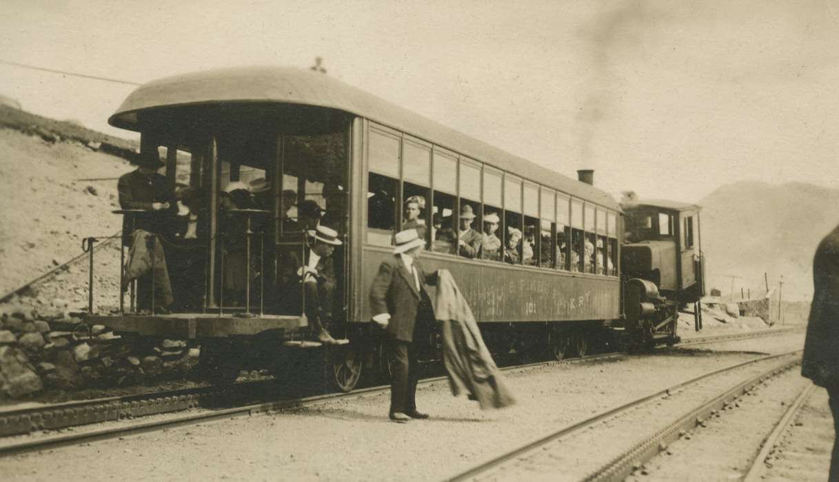 train, Motorized Vehicles, Iowa History, McMurray, Doug, Iowa, history of Iowa, trolley, Travel, mountain, Colorado Springs, CO
