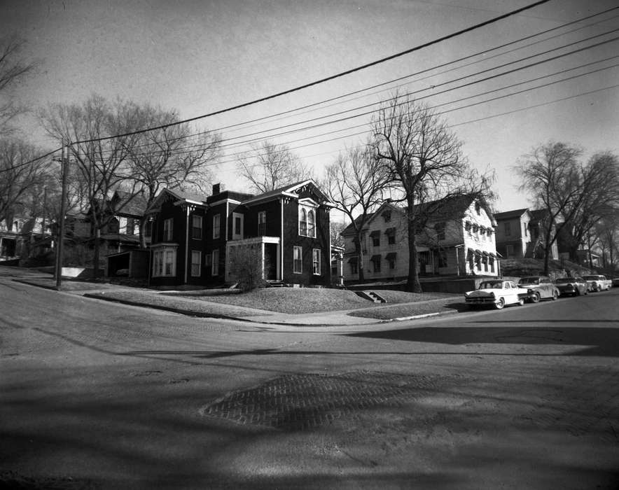 car, Cities and Towns, Iowa History, Iowa, power lines, Lemberger, LeAnn, Ottumwa, IA, house, Homes, history of Iowa