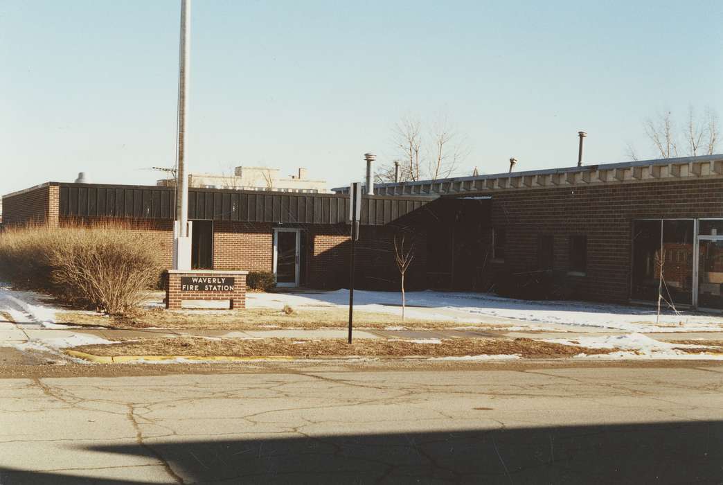 brick building, fire station, Cities and Towns, Iowa History, Iowa, Civic Engagement, Waverly Public Library, Waverly, IA, Main Streets & Town Squares, history of Iowa