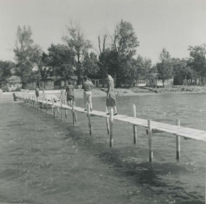 Clear Lake, IA, Maharry, Jeanne, Lakes, Rivers, and Streams, Iowa History, Iowa, history of Iowa, Families, bridge