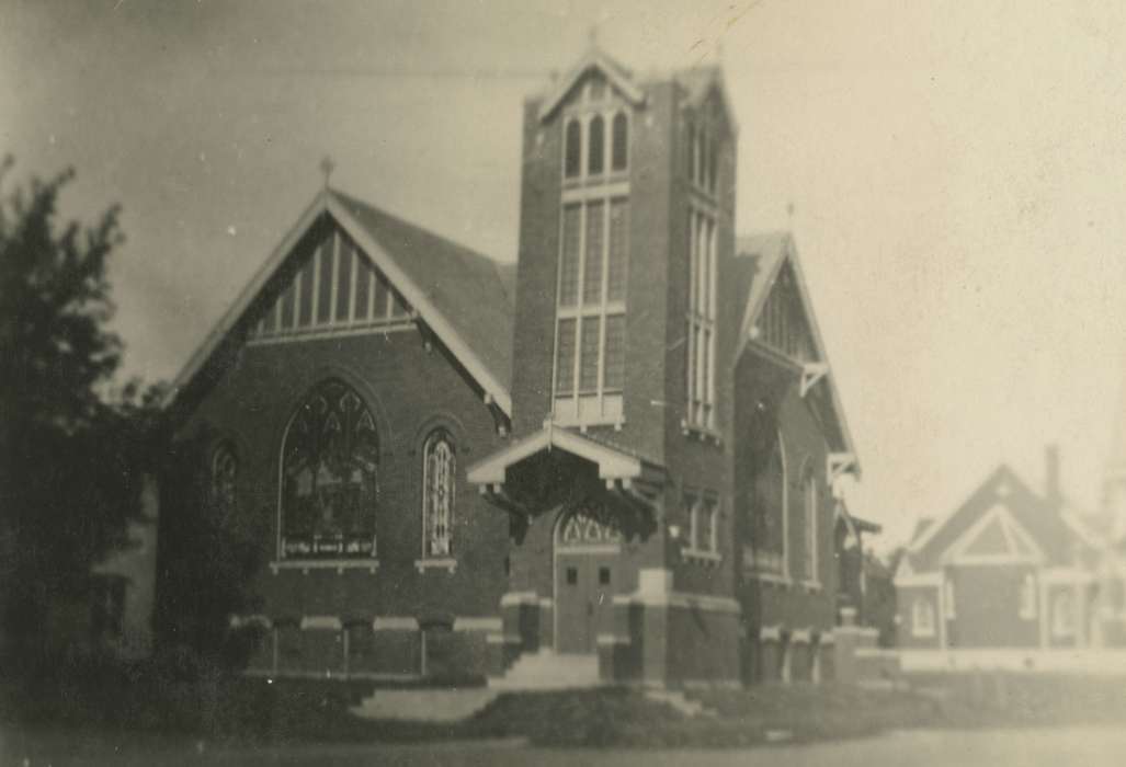 history of Iowa, Religious Structures, Iowa History, Cook, Mavis, Iowa, Cities and Towns, church, Hubbard, IA