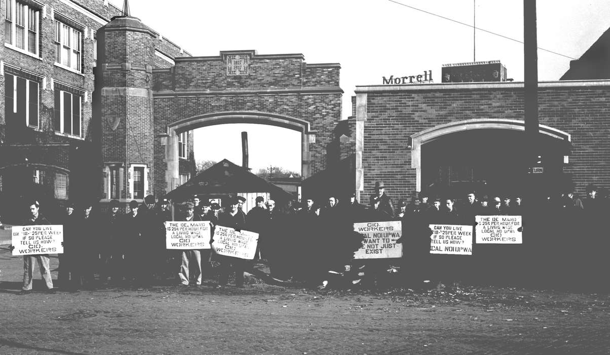 history of Iowa, Iowa History, union, Ottumwa, IA, Businesses and Factories, strike, Iowa, Lemberger, LeAnn, Labor and Occupations