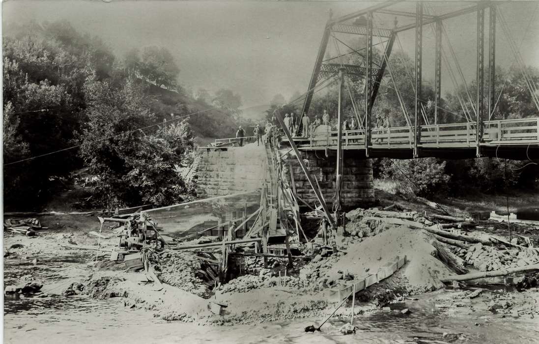 Anamosa Library & Learning Center, Lakes, Rivers, and Streams, Iowa History, construction, Iowa, history of Iowa, bridge, Anamosa, IA, Labor and Occupations