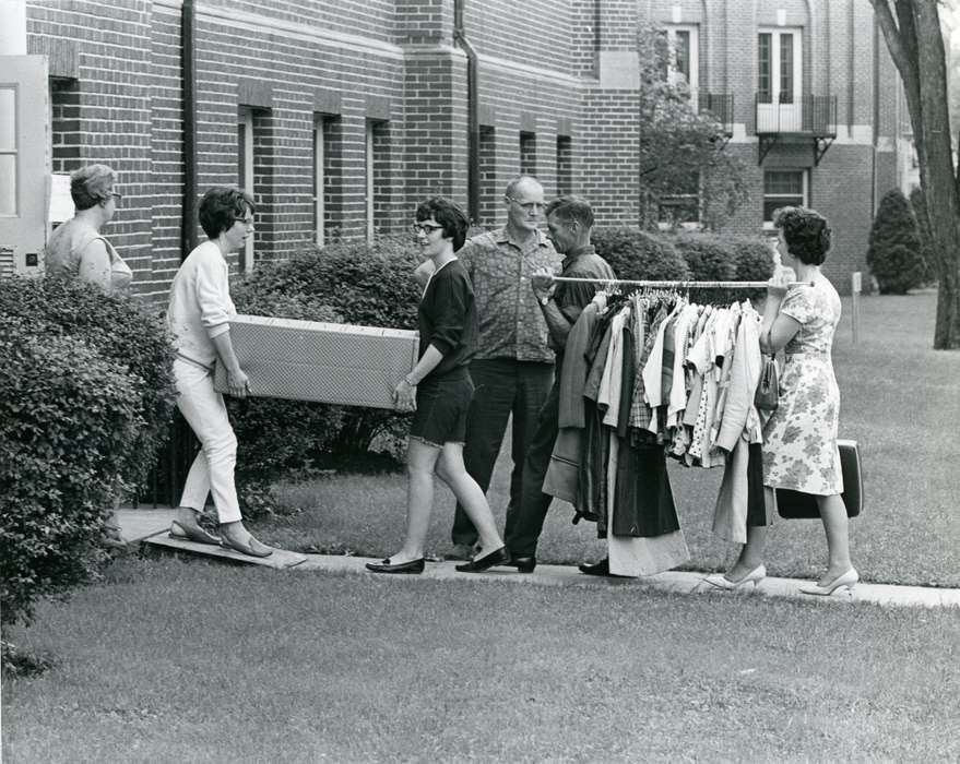 rack, Cedar Falls, IA, dormitory, history of Iowa, Iowa History, Families, uni, clothes, UNI Special Collections & University Archives, Iowa, state college of iowa, Schools and Education, box, university of northern iowa