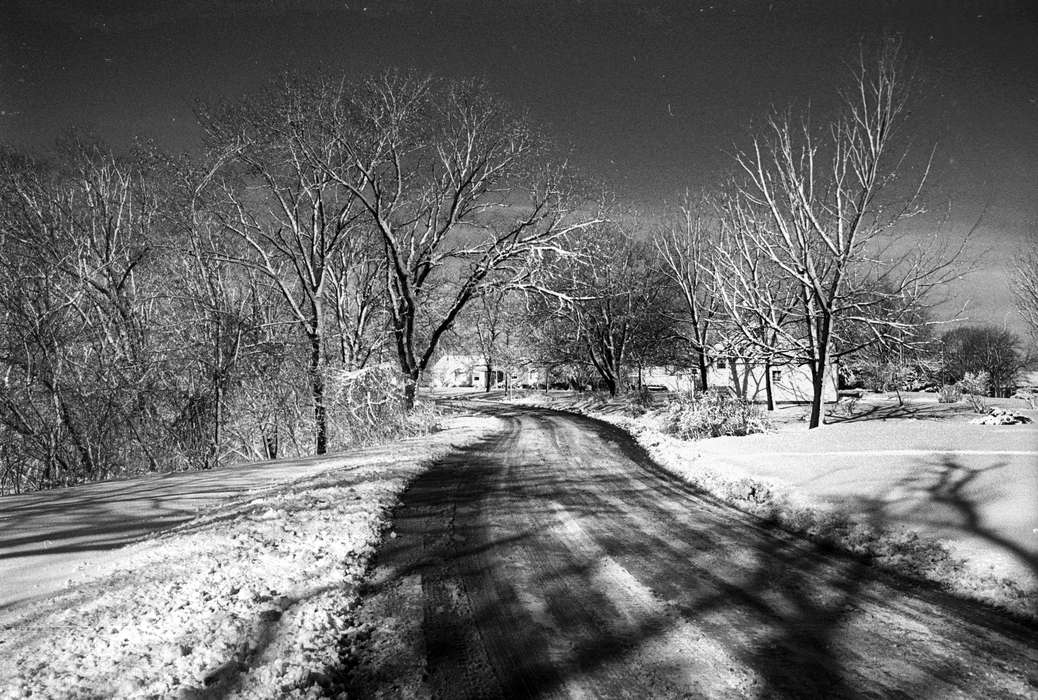 Cities and Towns, Iowa History, Iowa, Lemberger, LeAnn, road, Ottumwa, IA, history of Iowa, house, snow, Landscapes, Winter