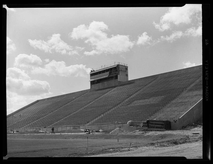history of Iowa, Iowa History, field, Storrs, CT, Archives & Special Collections, University of Connecticut Library, Iowa, stadium, construction