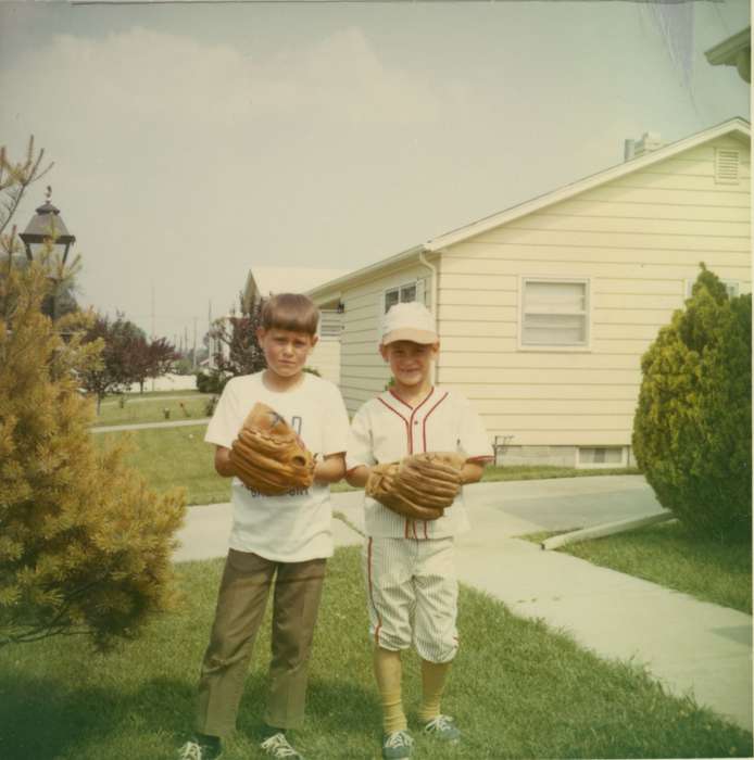 Corbin, Kim, history of Iowa, uniform, Iowa History, Iowa, Children, Outdoor Recreation, baseball, Sports, Davenport, IA, baseball glove
