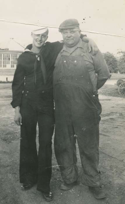 Portraits - Group, Military and Veterans, history of Iowa, Iowa History, Davis-Orwoll, Shirley, Iowa, navy, Hazel Green, WI