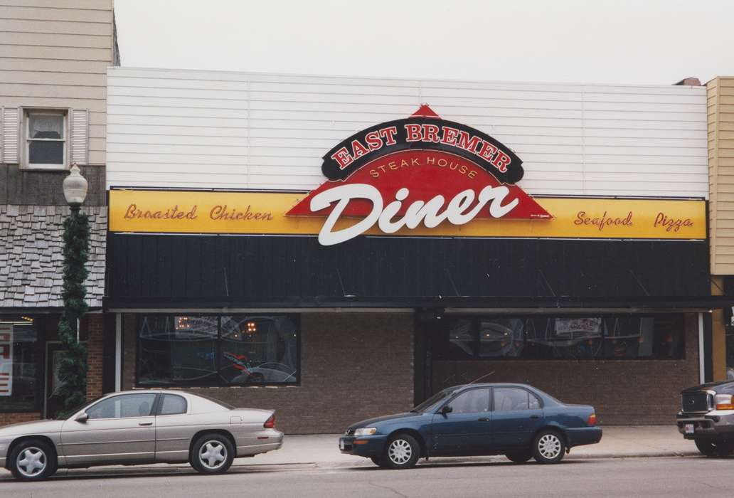 Waverly, IA, restaurant, history of Iowa, storefront, Iowa, Cities and Towns, correct date needed, Businesses and Factories, Waverly Public Library, Iowa History