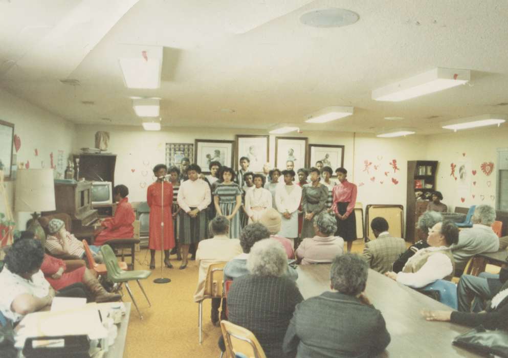 choir, People of Color, african american, history of Iowa, Entertainment, Iowa History, Civic Engagement, Henderson, Jesse, Iowa, Waterloo, IA, music