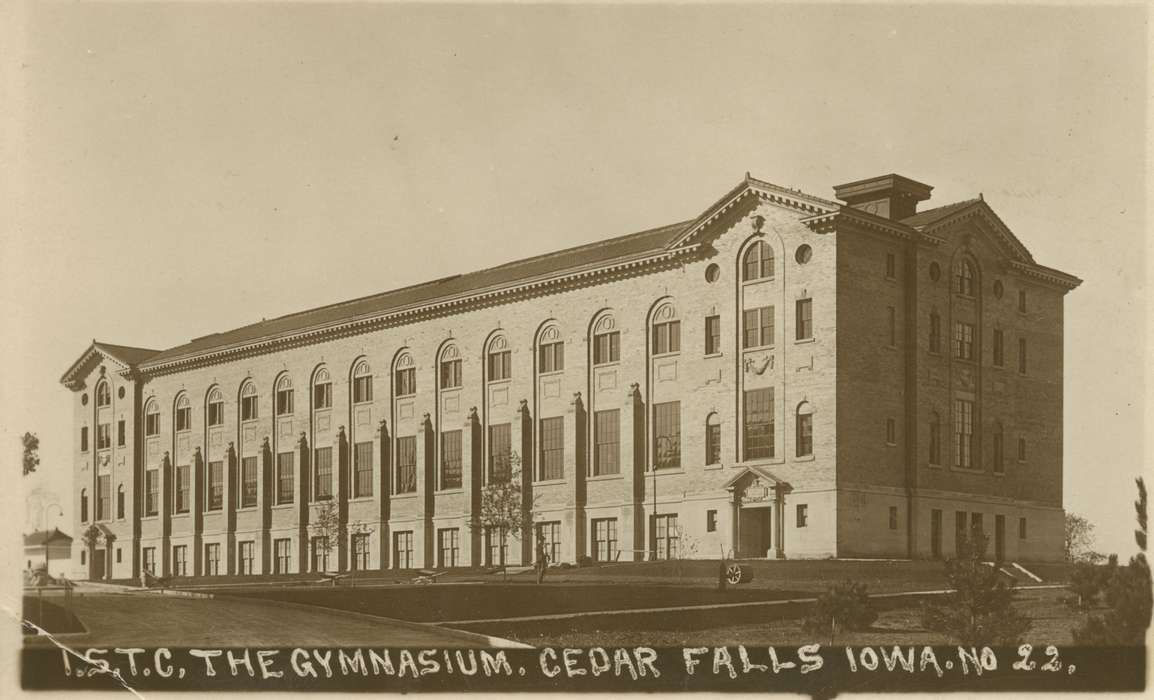 gym, Cedar Falls, IA, history of Iowa, Iowa History, uni, iowa state teachers college, iowa state normal school, Iowa, Schools and Education, Palczewski, Catherine, university of northern iowa, gymnasium