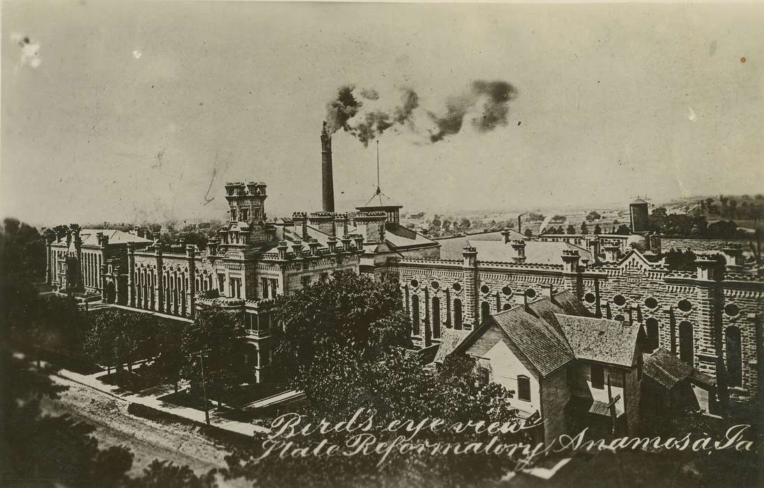 history of Iowa, Iowa, Iowa History, anamosa state penitentiary, Anamosa, IA, Prisons and Criminal Justice, Hatcher, Cecilia