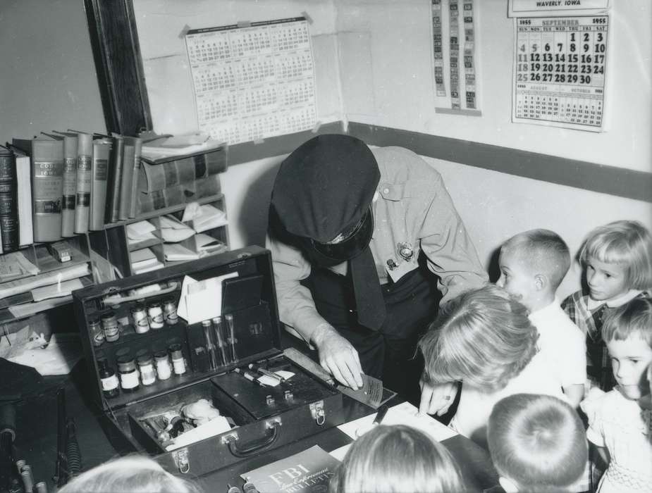 Children, history of Iowa, fbi, Waverly Public Library, books, Iowa, Iowa History, children, IA, police officer, Labor and Occupations