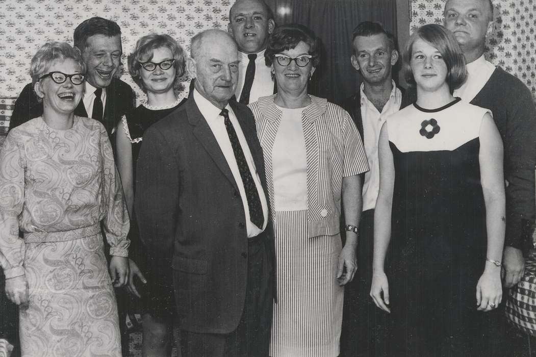 Iowa, IA, history of Iowa, Iowa History, Fredericks, Robert, Portraits - Group, glasses