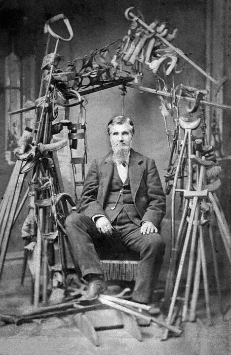 sculpture, history of Iowa, Iowa History, Ottumwa, IA, braid, doctor, Iowa, Lemberger, LeAnn, crutches, Portraits - Individual