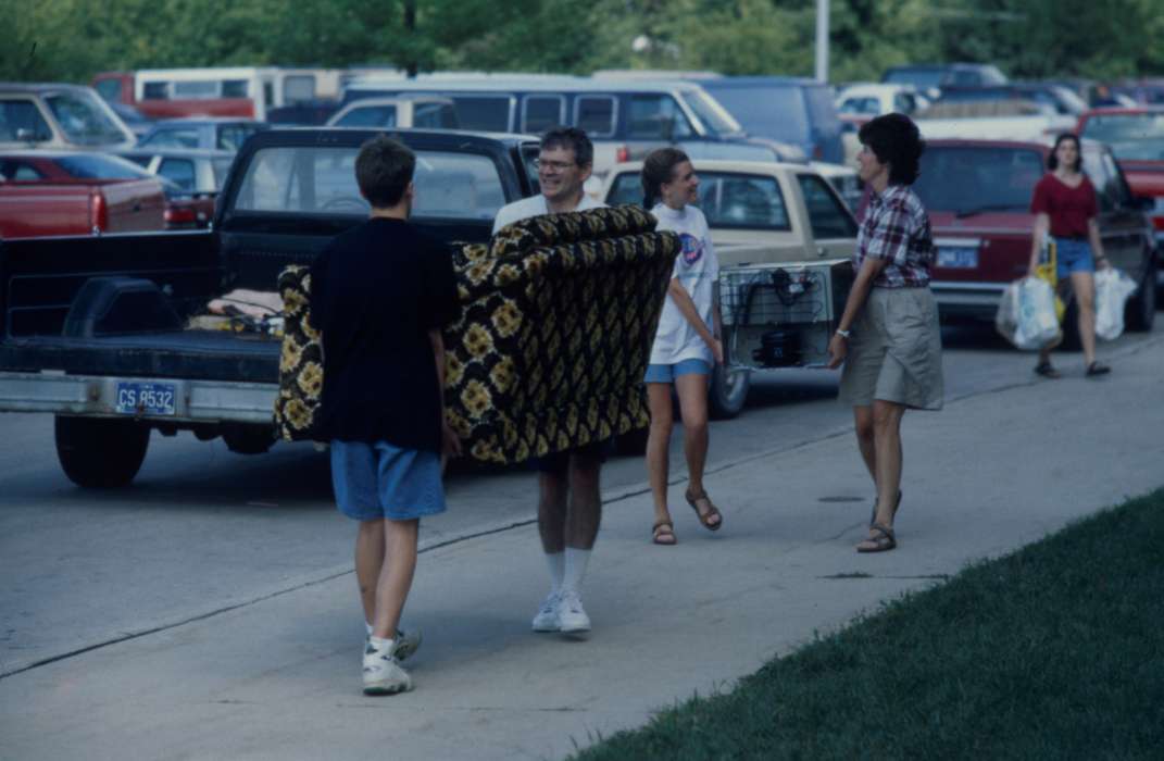 couch, Iowa, truck, UNI Special Collections & University Archives, Schools and Education, uni, Families, university of northern iowa, Cedar Falls, IA, history of Iowa, Motorized Vehicles, Iowa History