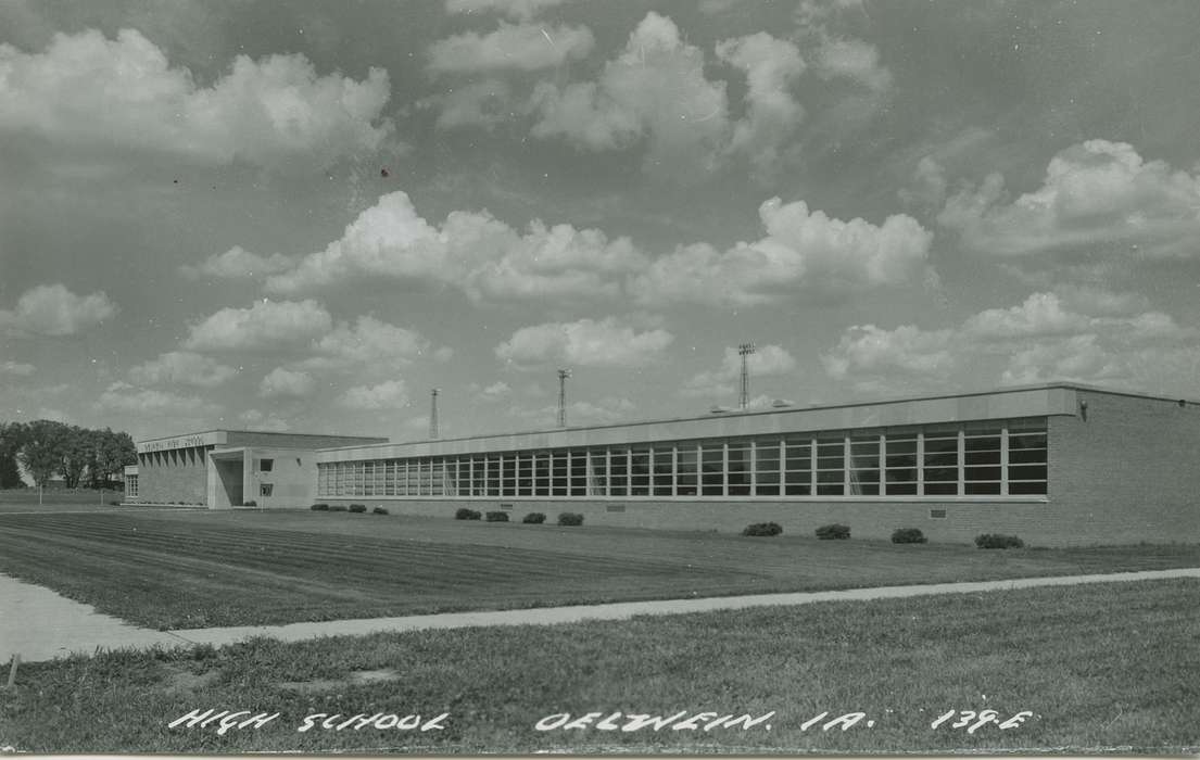 history of Iowa, Iowa History, high school, Iowa, Cities and Towns, Schools and Education, Palczewski, Catherine, Oelwein, IA