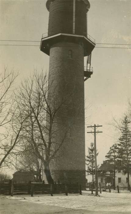 Mortenson, Jill, Cities and Towns, water tower, Iowa, Iowa History, Macey, IA, history of Iowa