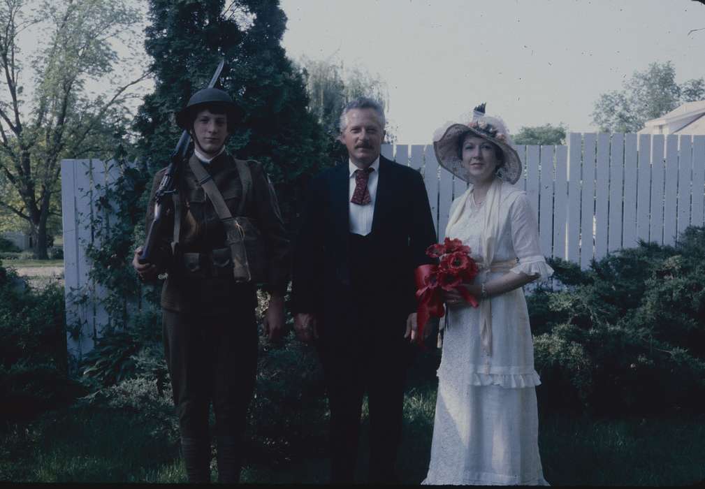 Portraits - Group, Military and Veterans, history of Iowa, Iowa History, military, IA, gun, Iowa, Zischke, Ward, dress, suit