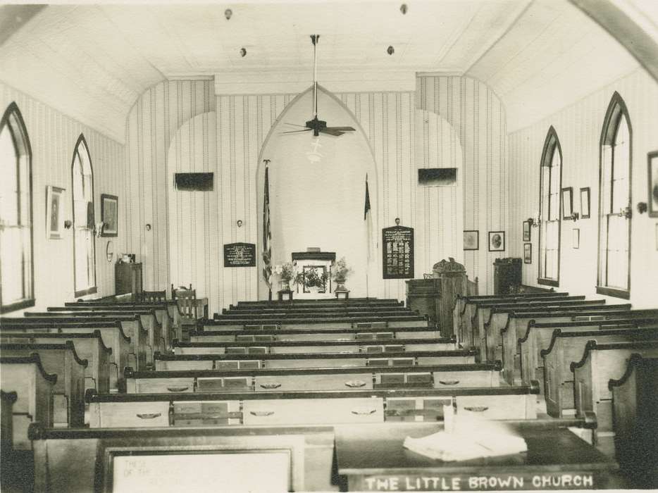 history of Iowa, Religious Structures, Iowa, Iowa History, Palczewski, Catherine, Nashua, IA, little brown church
