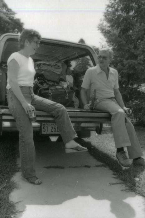 Cedar Falls, IA, history of Iowa, luggage, Iowa History, bottle, uni, truck, Motorized Vehicles, UNI Special Collections & University Archives, Iowa, Schools and Education, university of northern iowa