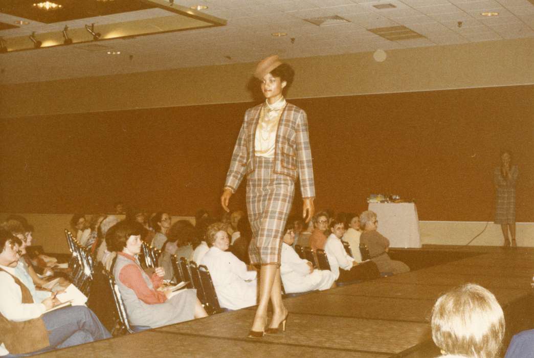 african american, People of Color, fashion show, Iowa History, Entertainment, history of Iowa, runway, Cedar Rapids, IA, Iowa, Karns, Mike, model, Labor and Occupations