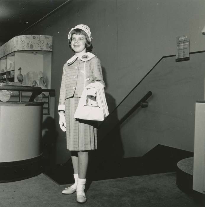 clothing, history of Iowa, jc penney, fashion show, advertisement, Iowa History, Waverly, IA, Iowa, dress, Children, Waverly Public Library, Portraits - Individual