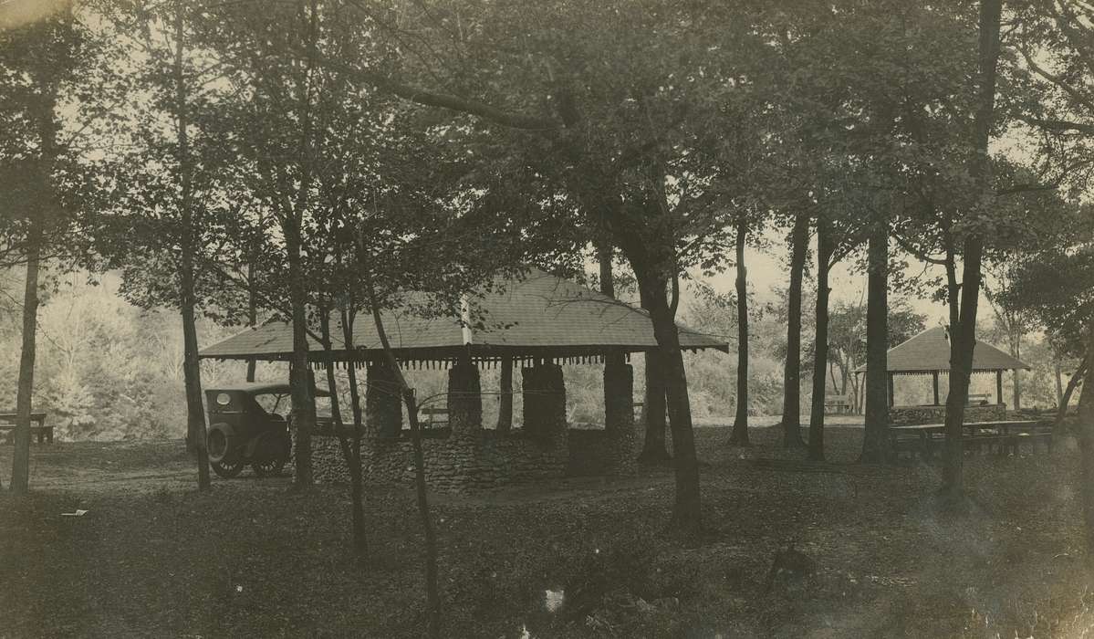 Anamosa, IA, history of Iowa, Motorized Vehicles, Iowa, car, trees, park, Hatcher, Cecilia, Iowa History, Landscapes