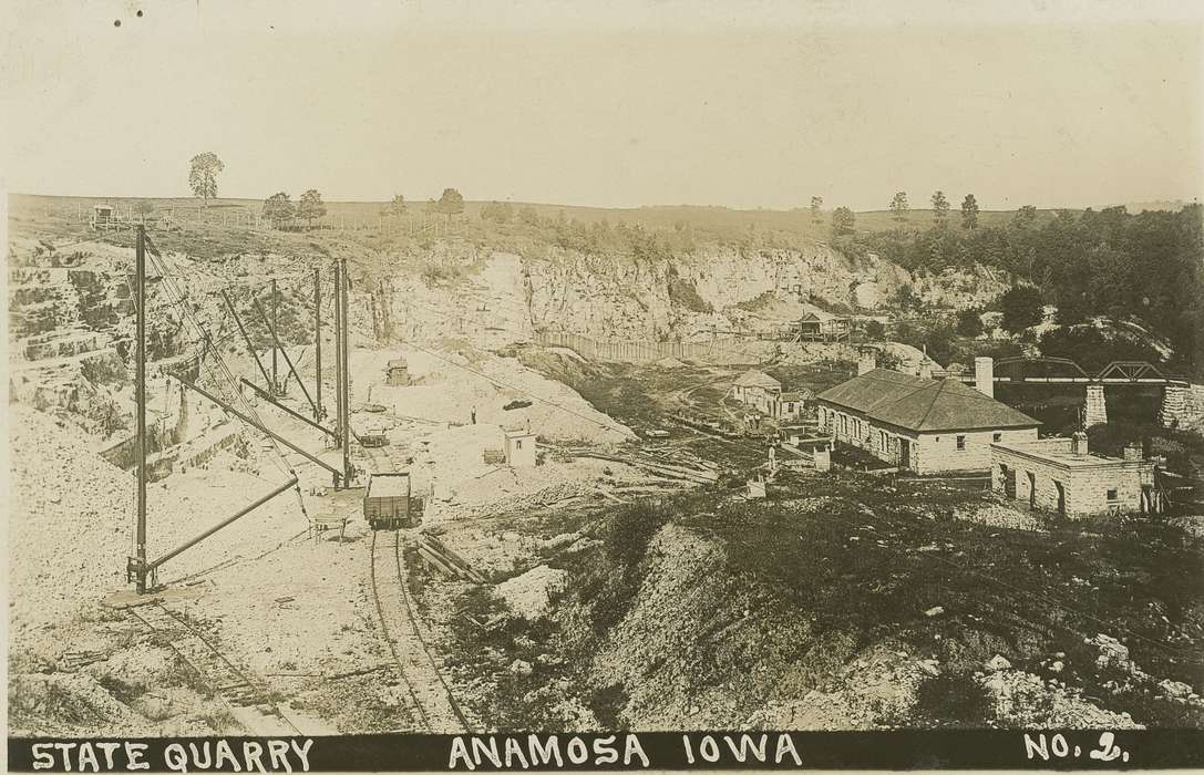 history of Iowa, Iowa History, anamosa state penitentiary, Prisons and Criminal Justice, quarry, Iowa, Anamosa, IA, Hatcher, Cecilia