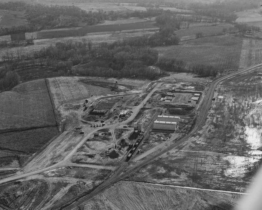 Businesses and Factories, industry, Iowa History, factory, Iowa, Eddyville, IA, Lemberger, LeAnn, agricultural industry, Aerial Shots, history of Iowa, construction