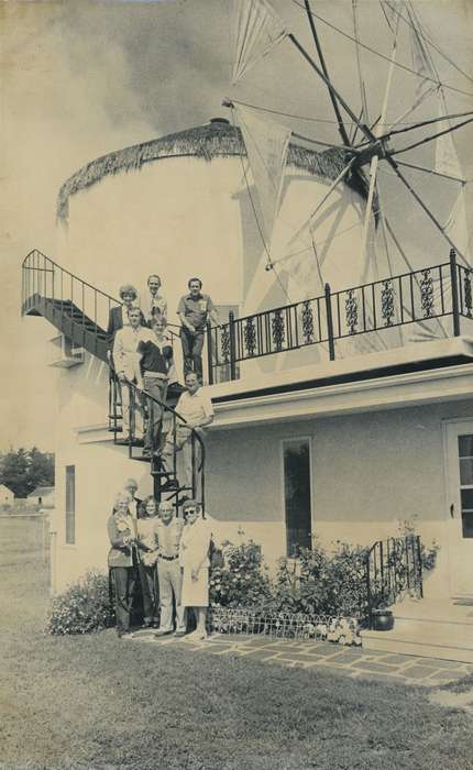Portraits - Group, history of Iowa, Iowa History, Waverly, IA, windmill, Iowa, Homes, Waverly Public Library