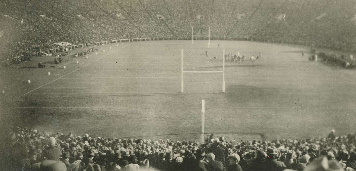 football stadium, football game, history of Iowa, Iowa History, New Haven, CT, football, Iowa, Sports, McMurray, Doug