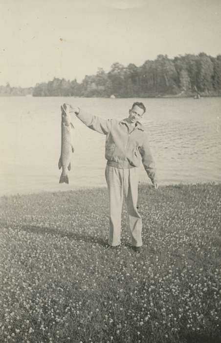 Bergeson, Marilyn, lake, history of Iowa, Iowa, Lakes, Rivers, and Streams, fish, Portraits - Individual, Des Moines, IA, Iowa History, Outdoor Recreation, clover