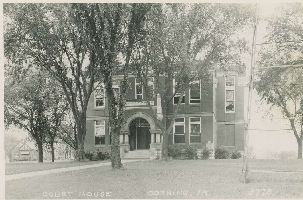 Dean, Shirley, history of Iowa, Iowa, Iowa History, Cities and Towns, Corning, IA, courthouse