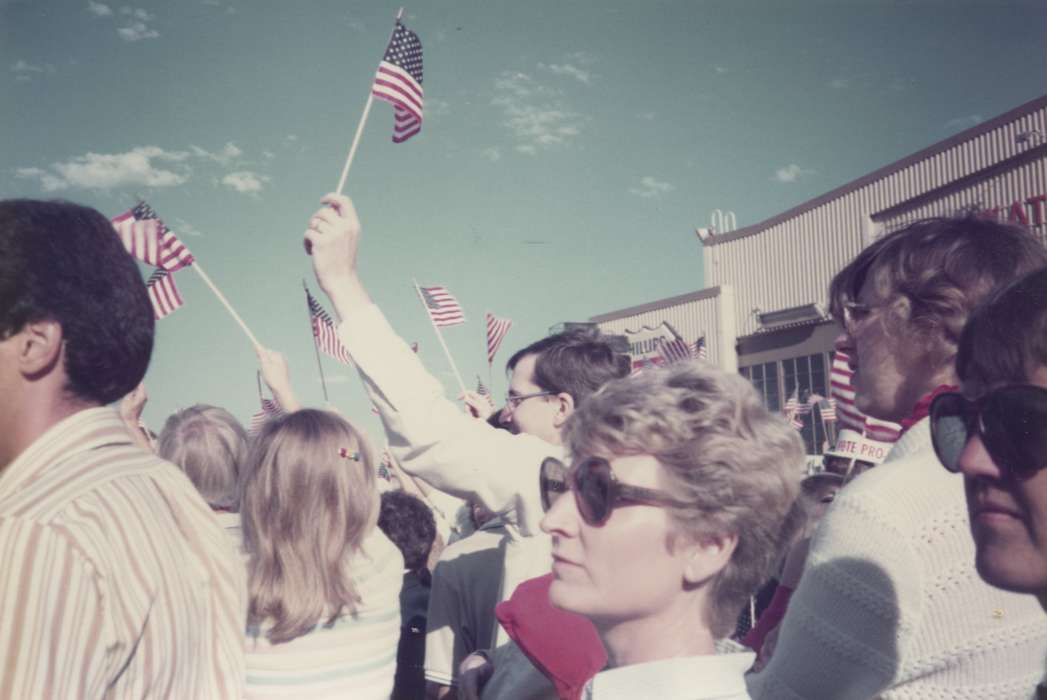 Iowa, Cedar Rapids, IA, sunglasses, Harken, Nichole, campaign, reagan, Civic Engagement, history of Iowa, flag, airport, Iowa History