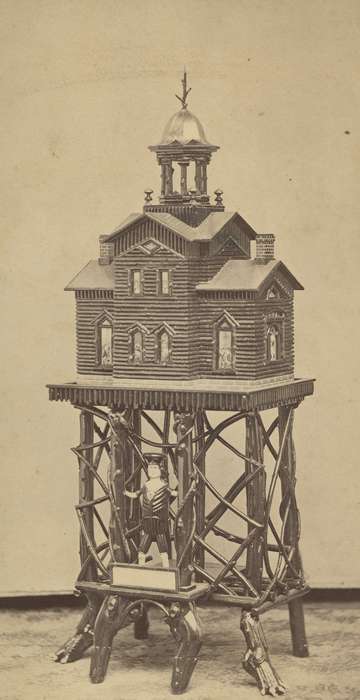 Iowa History, Waverly Public Library, toy, Iowa, history of Iowa, correct date needed, Homes, dollhouse