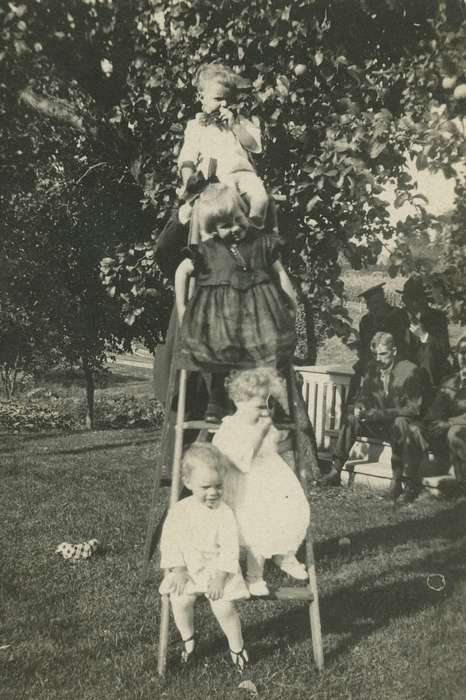 history of Iowa, Iowa, Alpha, IA, Iowa History, Fink-Bowman, Janna, ladder, Children